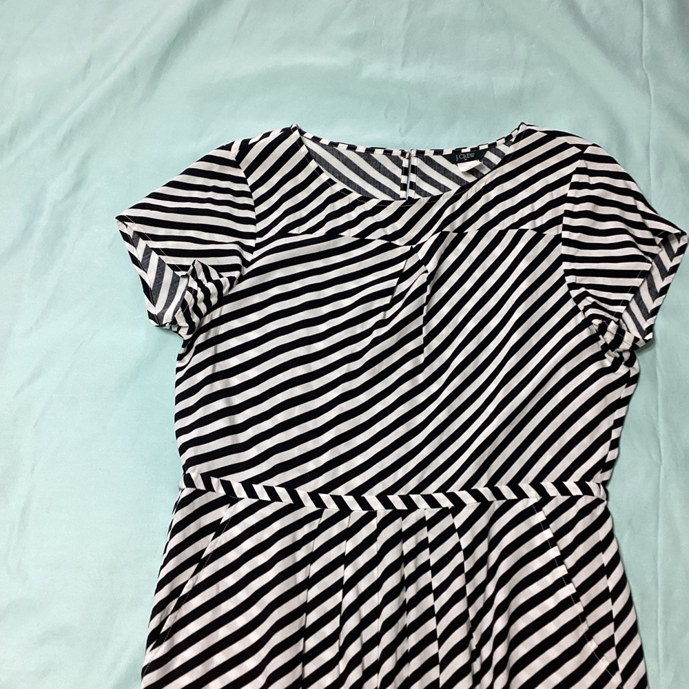 J. Crew Striped Ladies Dress
